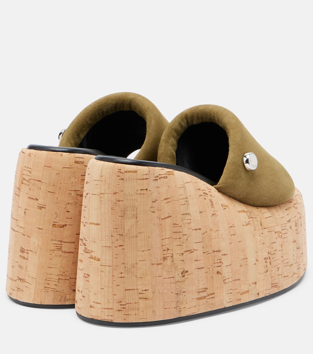 Mochi suede platform slides | The Attico