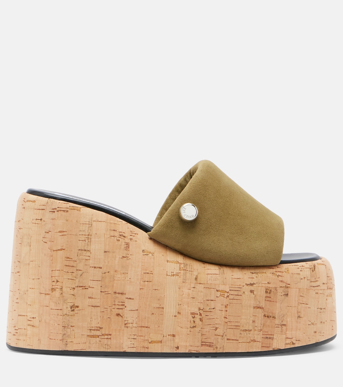 Mochi suede platform slides | The Attico