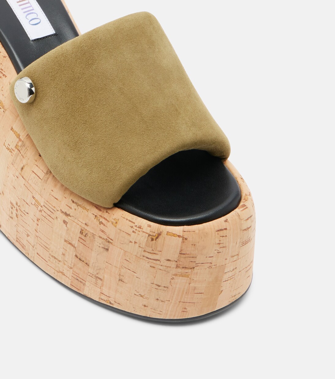 Mochi suede platform slides | The Attico