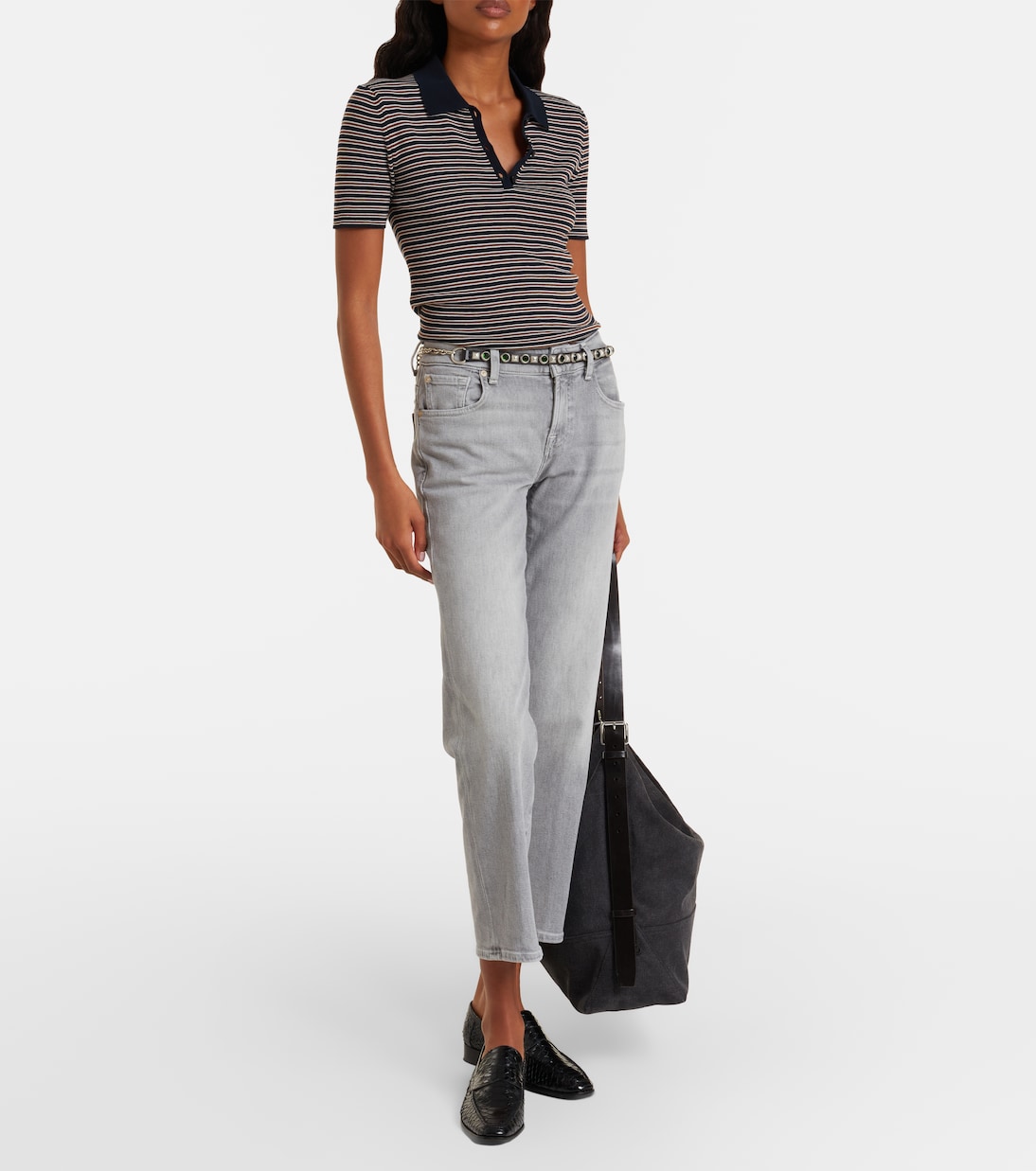 Calie cropped straight jeans | 7 For All Mankind