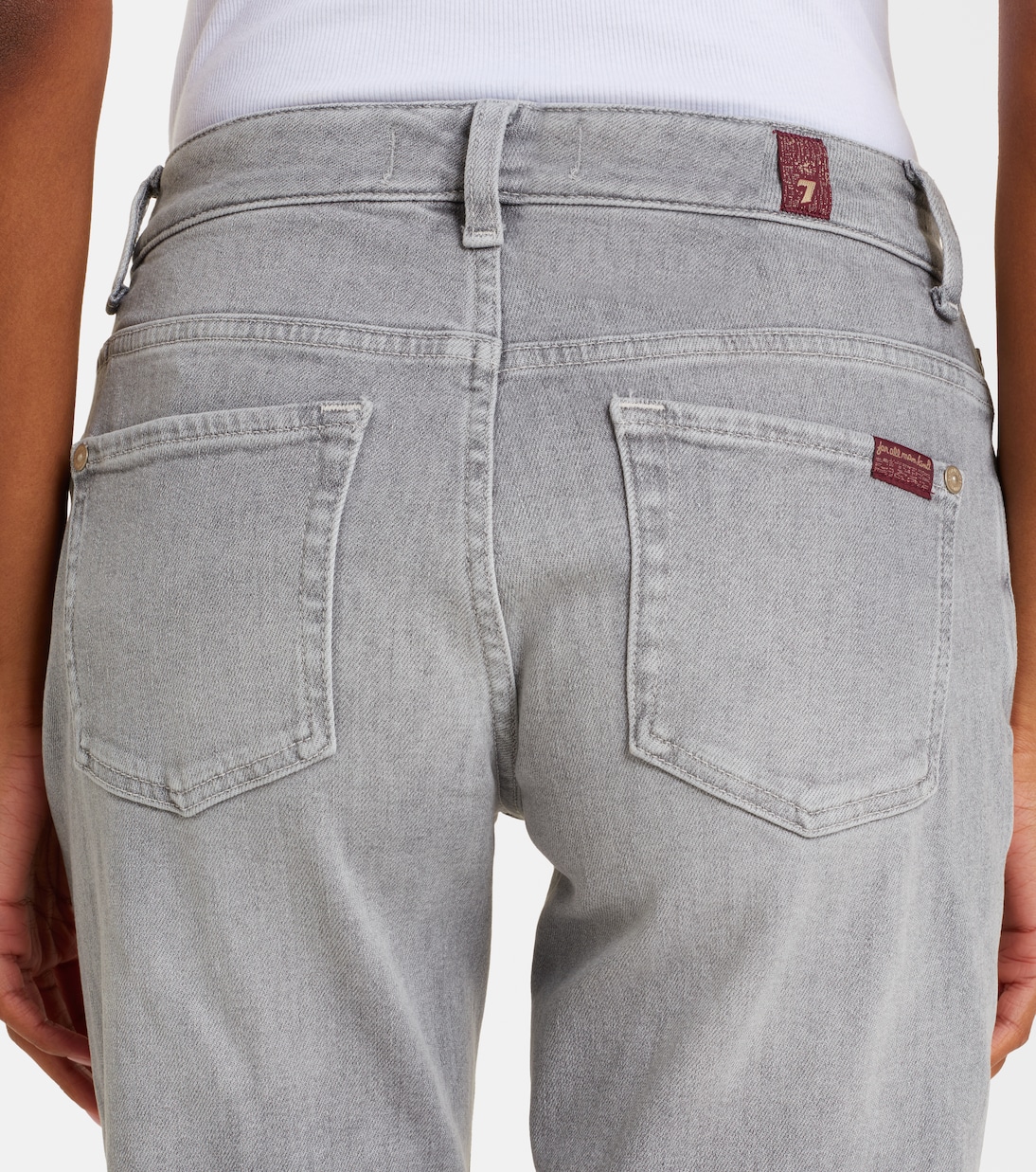 Calie cropped straight jeans | 7 For All Mankind