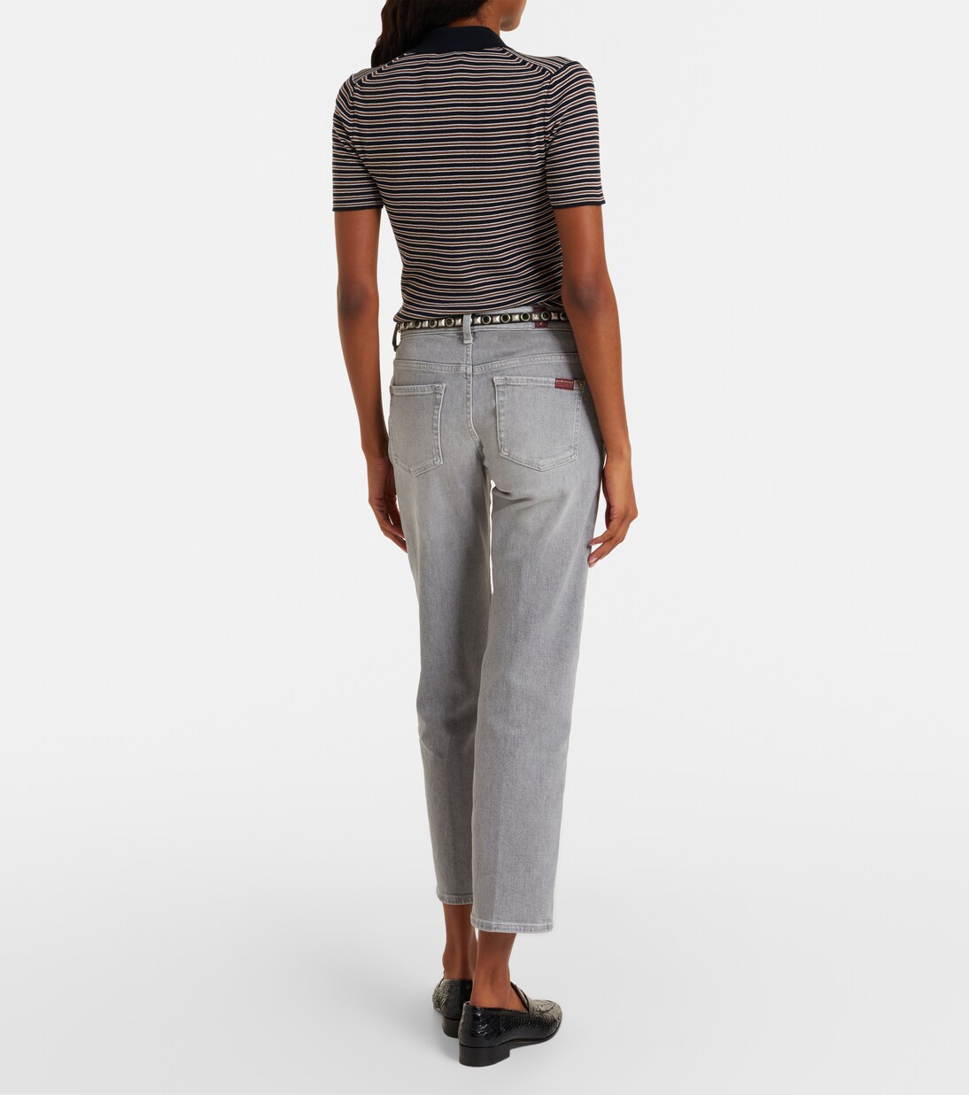 Calie cropped straight jeans | 7 For All Mankind