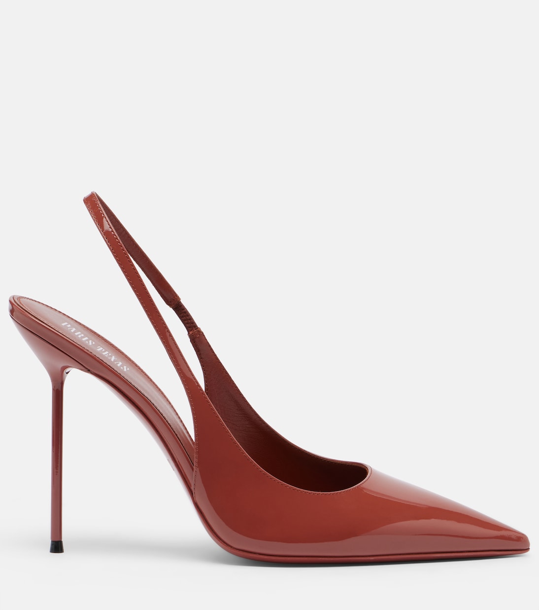 Lidia patent leather slingback pumps | Paris Texas