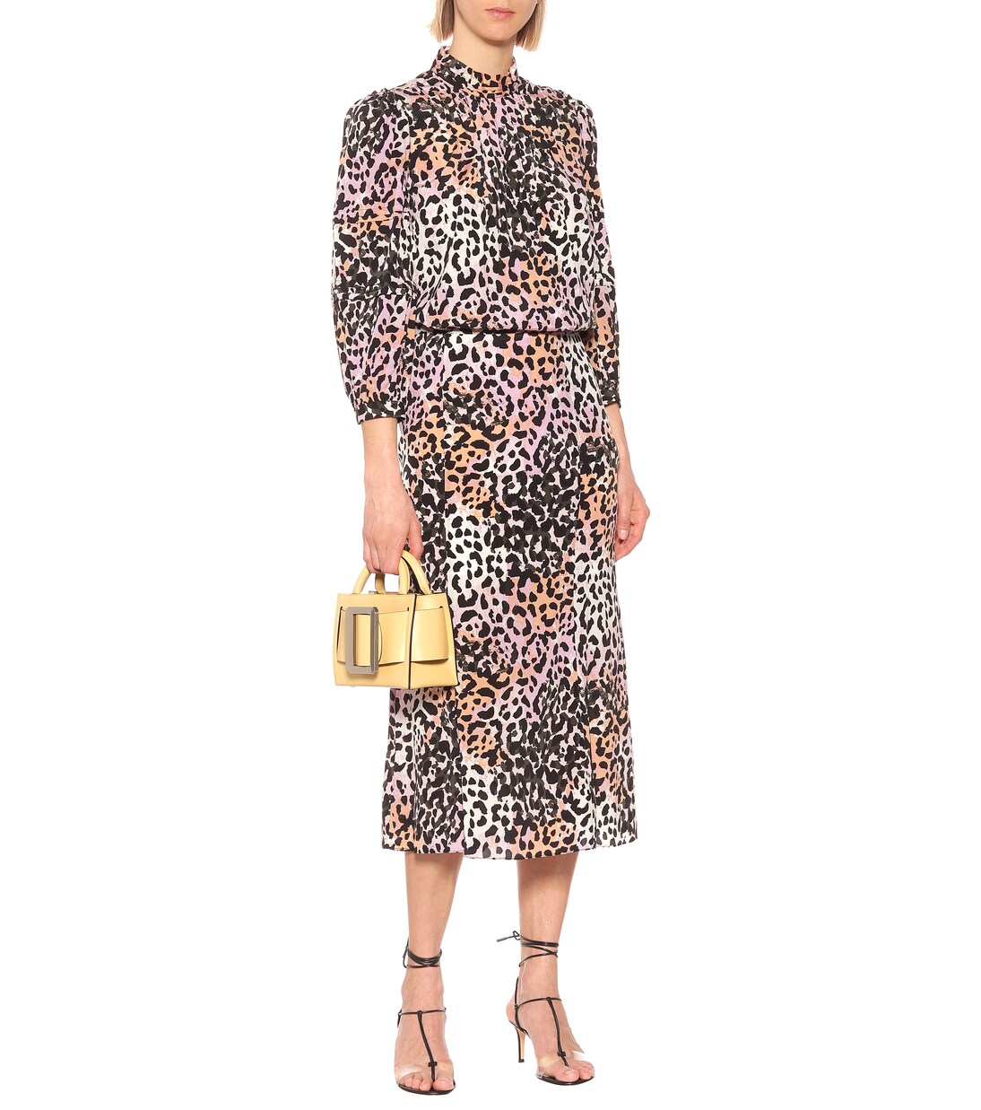 Blouse Lety imprimée en soie mélangée | Veronica Beard