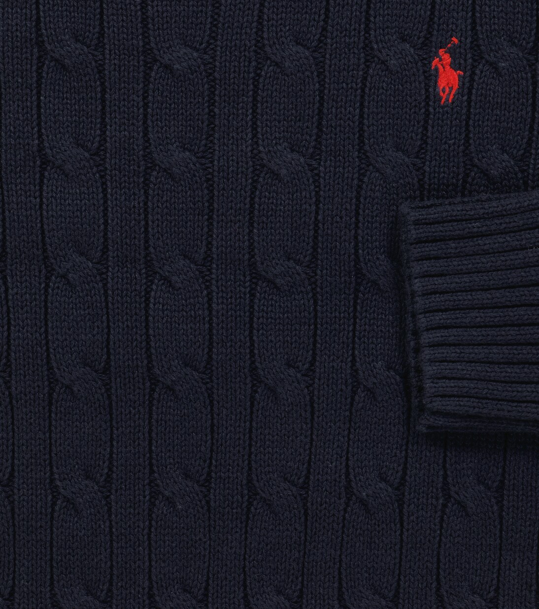 Cotton cable-knit sweater | Polo Ralph Lauren Kids