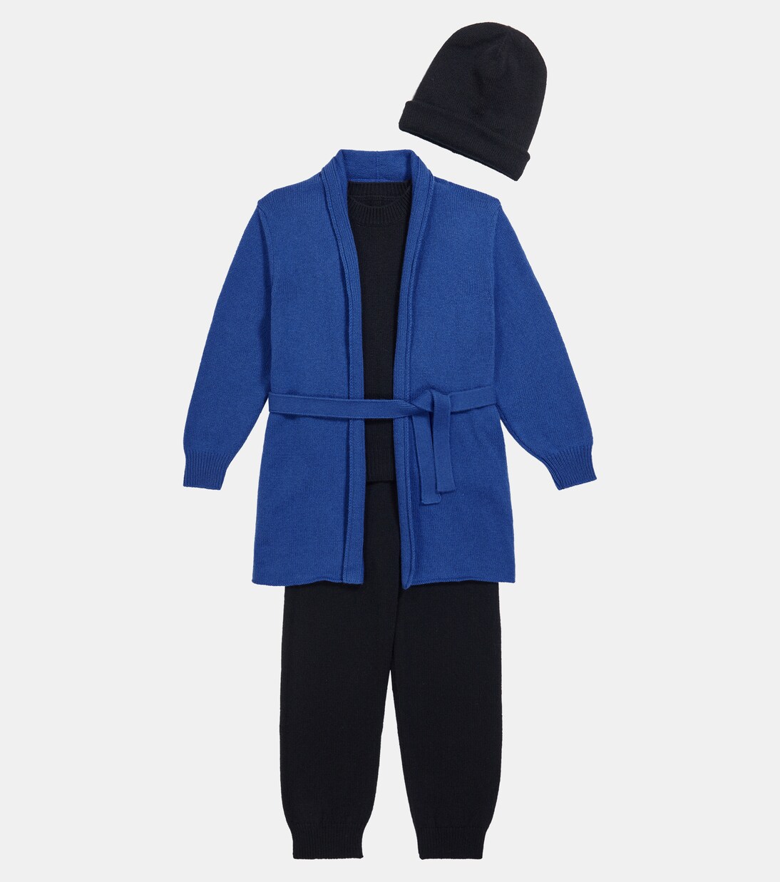 Open cashmere knit cardigan | The Row Kids