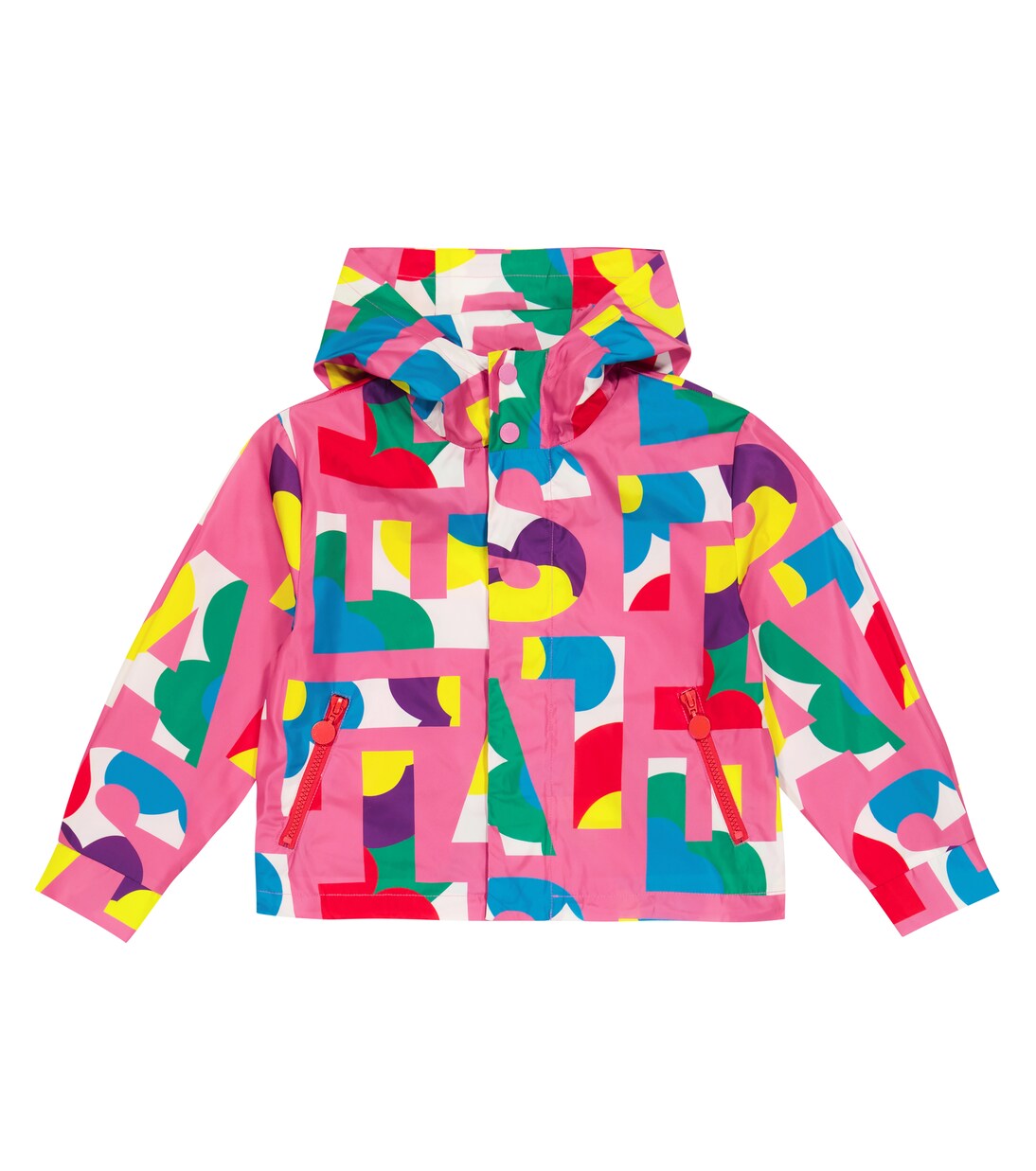 Logo printed technical jacket | Stella McCartney Kids