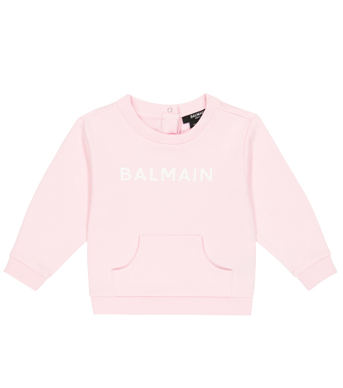 Baby logo cotton jersey sweatshirt | Balmain Kids
