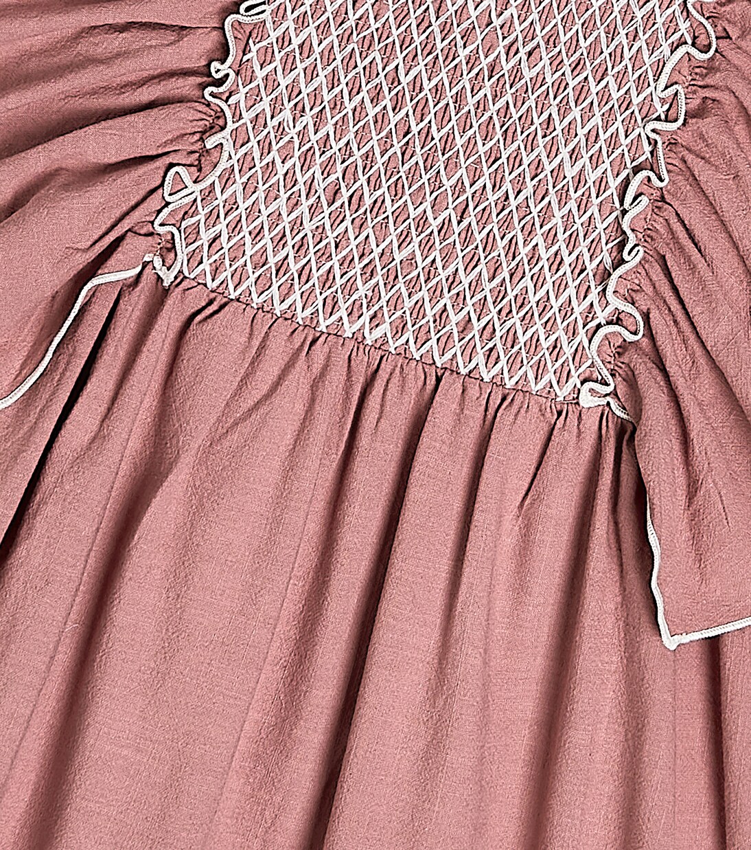 Moraira smocked cotton dress | Suncracy