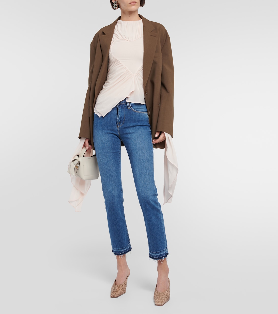 High-Rise Straight Jeans Le High | Frame