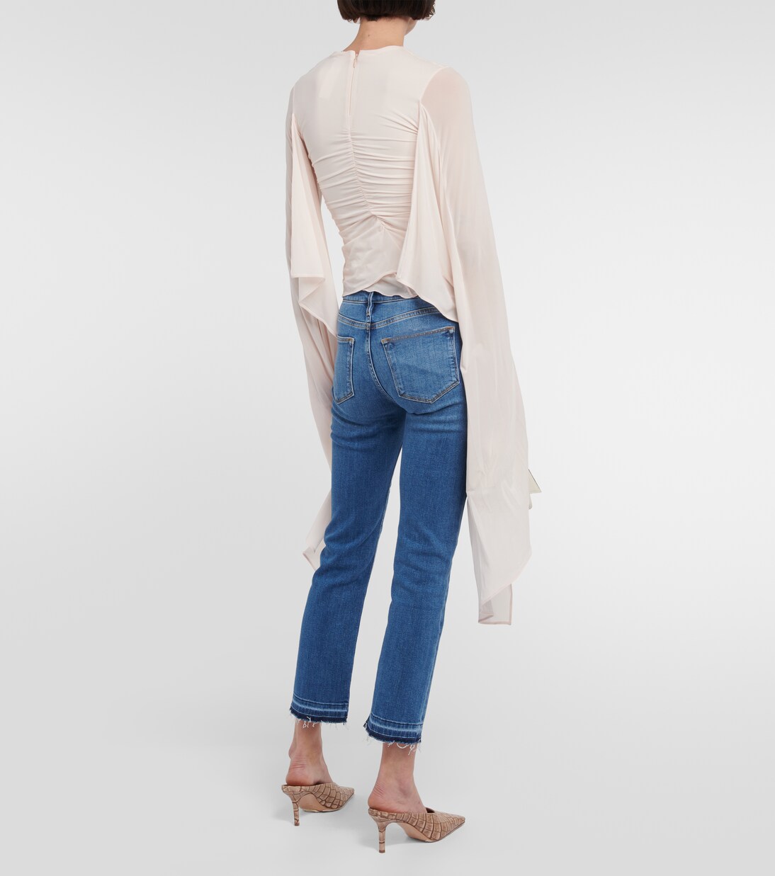 High-Rise Straight Jeans Le High | Frame