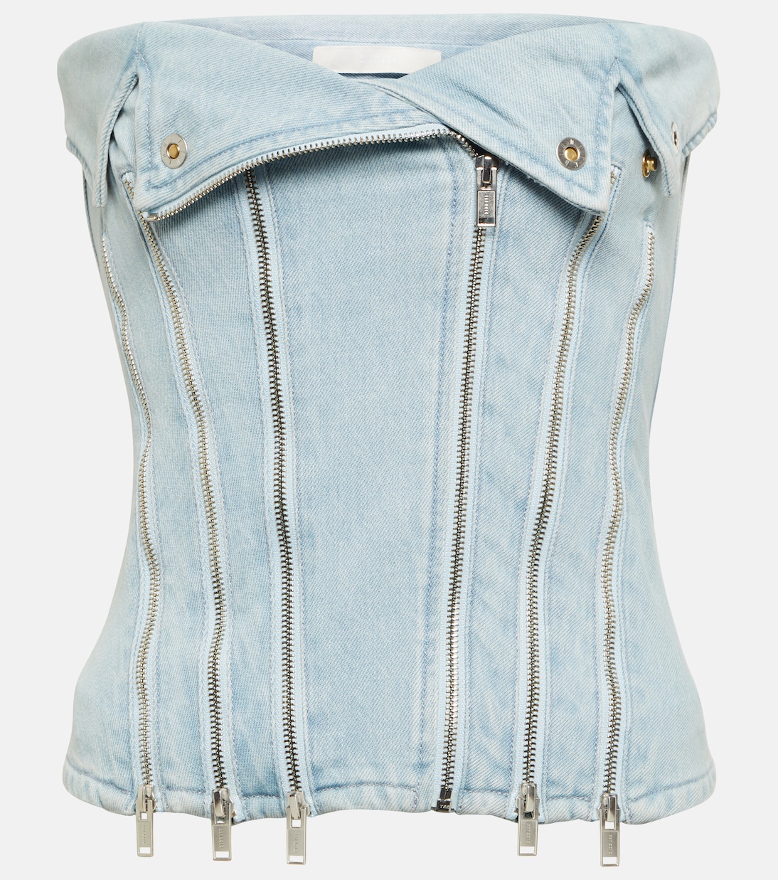 Bustier-Top aus Denim | Dion Lee