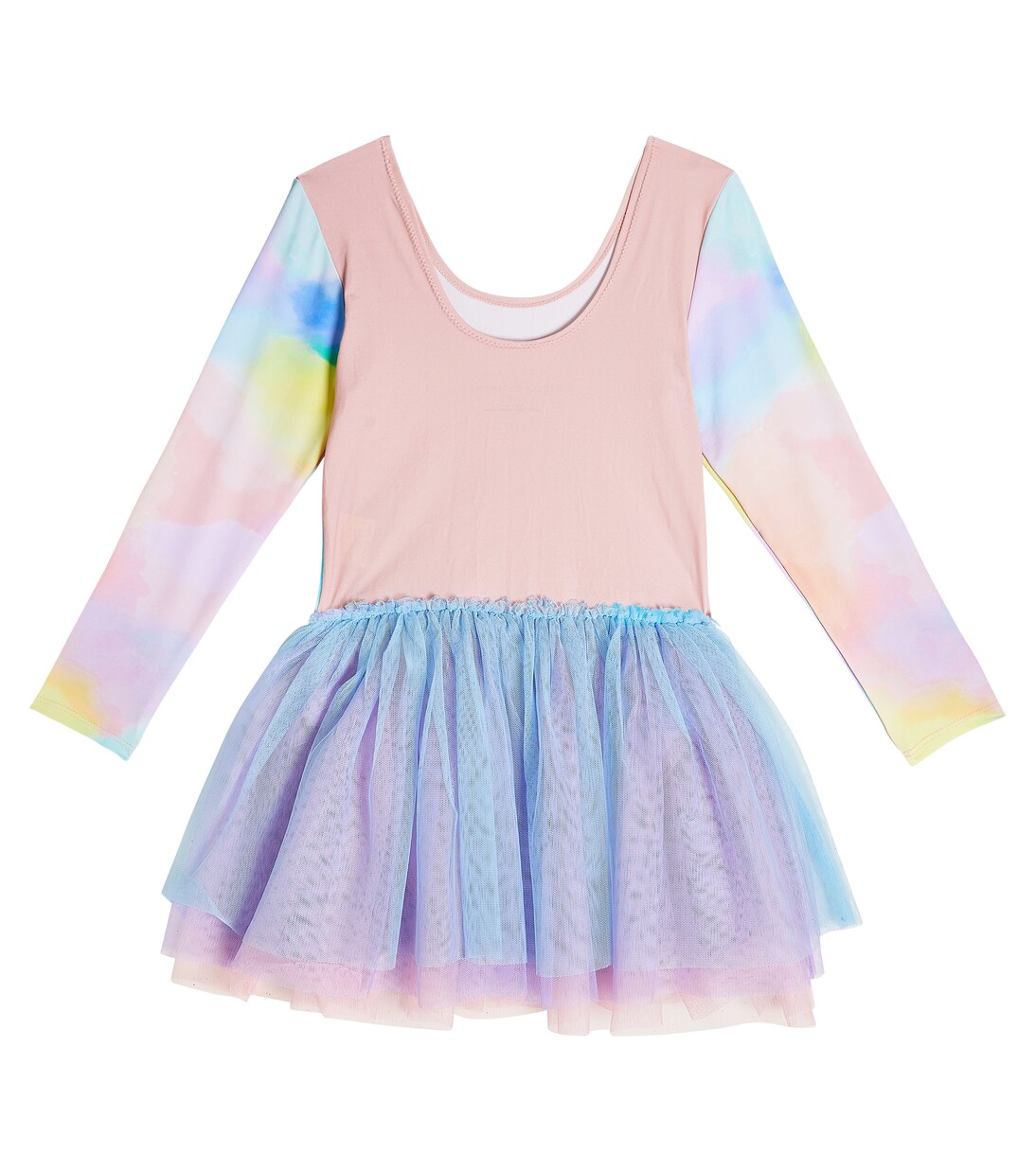 Printed tulle and jersey dress | Stella McCartney Kids