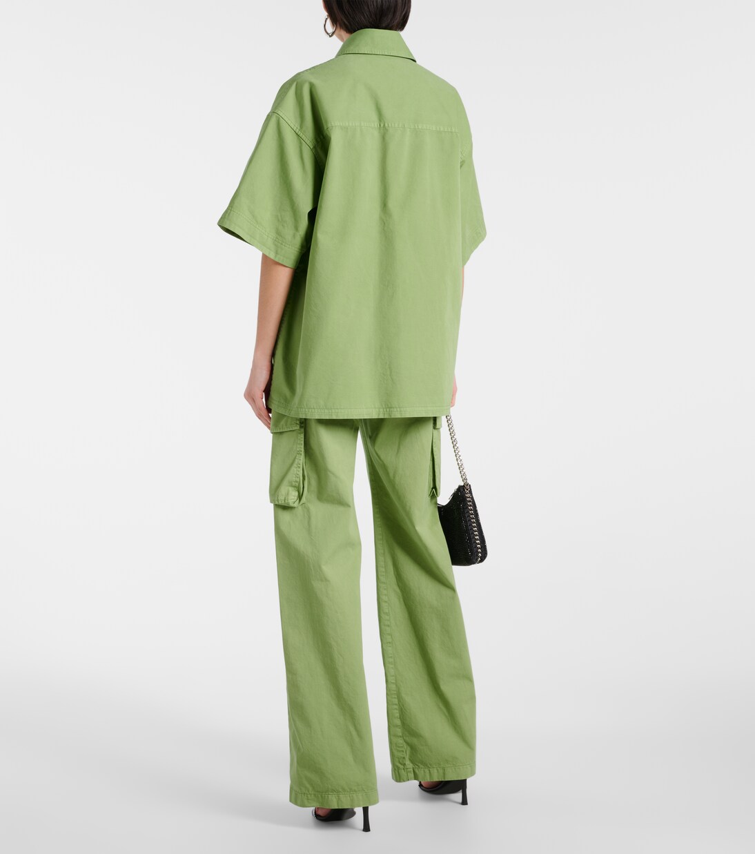 Oversize-Hemd aus Baumwoll-Canvas | Stella McCartney