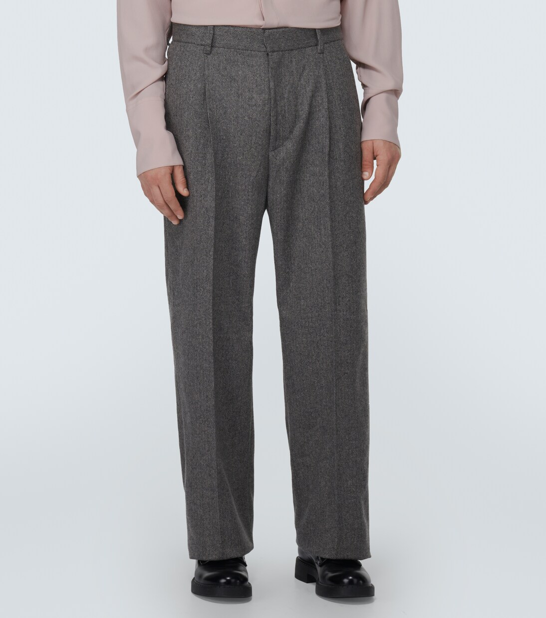 Pantaloni regular in mohair e lana | Winnie New York