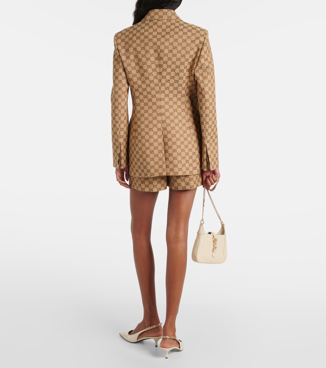 GG Canvas double-breasted blazer | Gucci