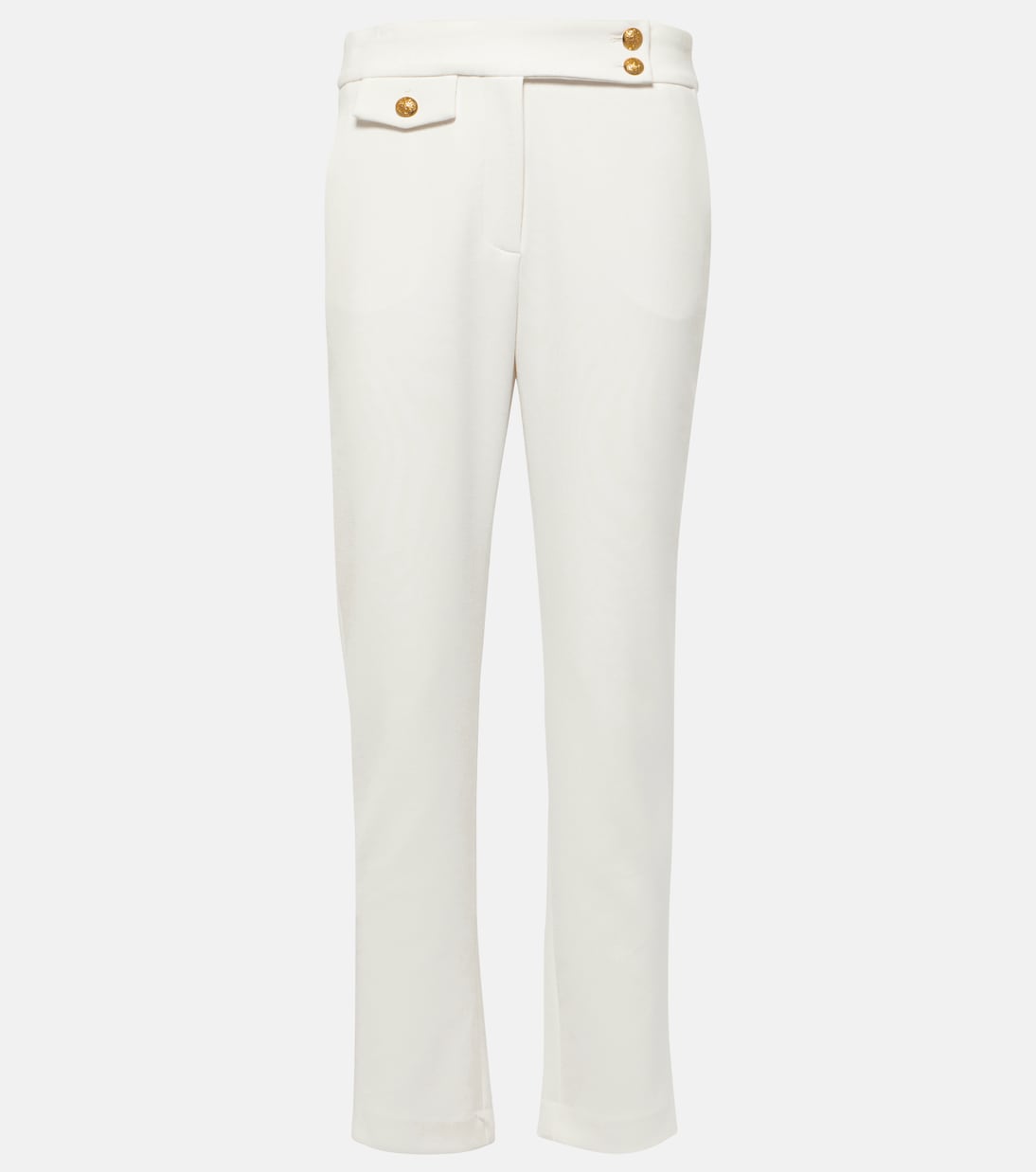 Schmale Cropped Mid-Rise-Hose Renzo | Veronica Beard