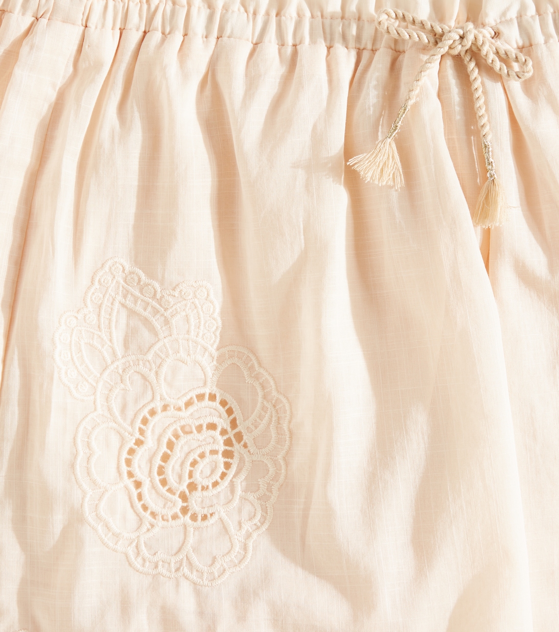 Halliday embroidered cotton shorts | Zimmermann Kids