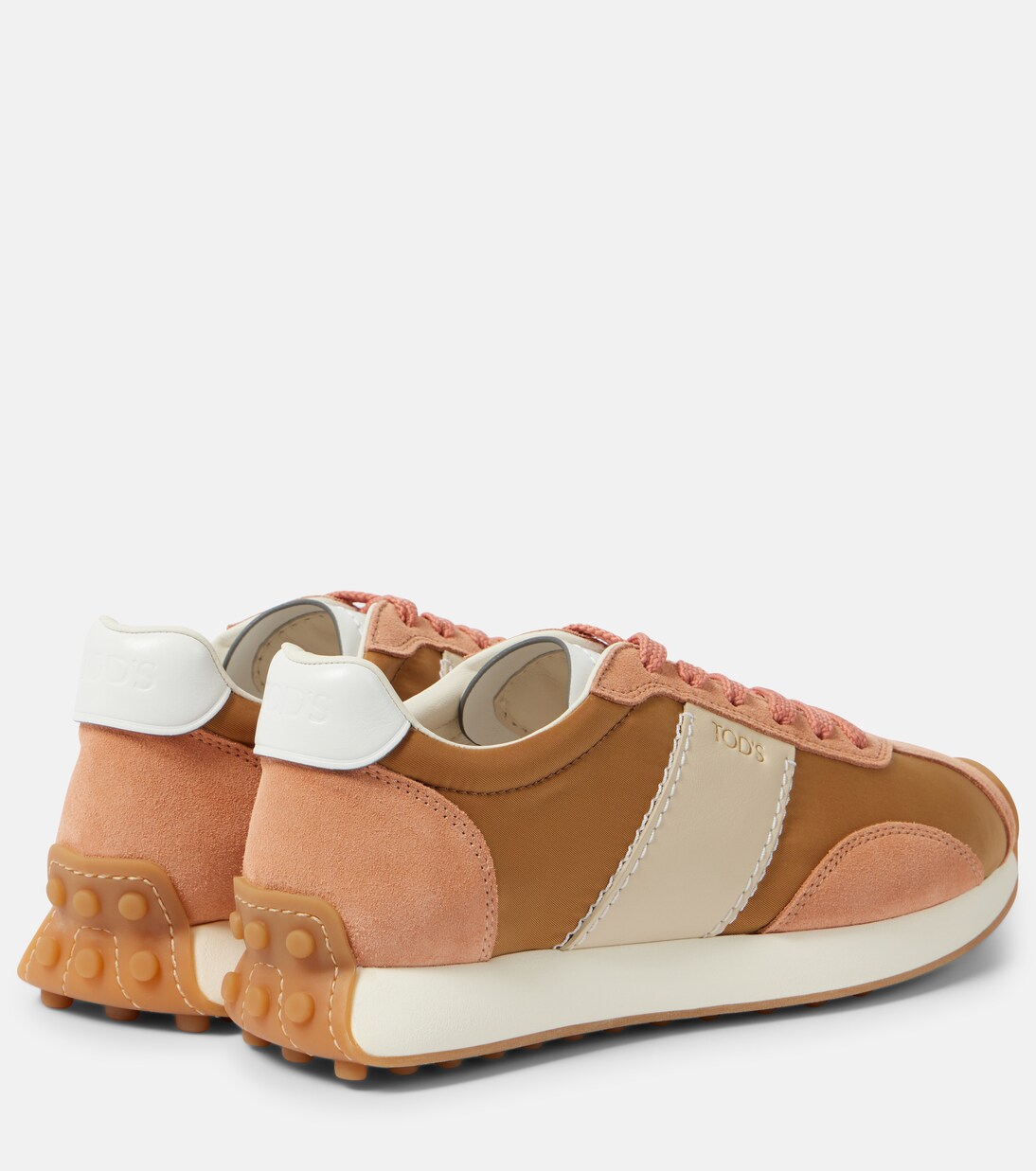 T Vintage suede and technical sneakers | Tod's