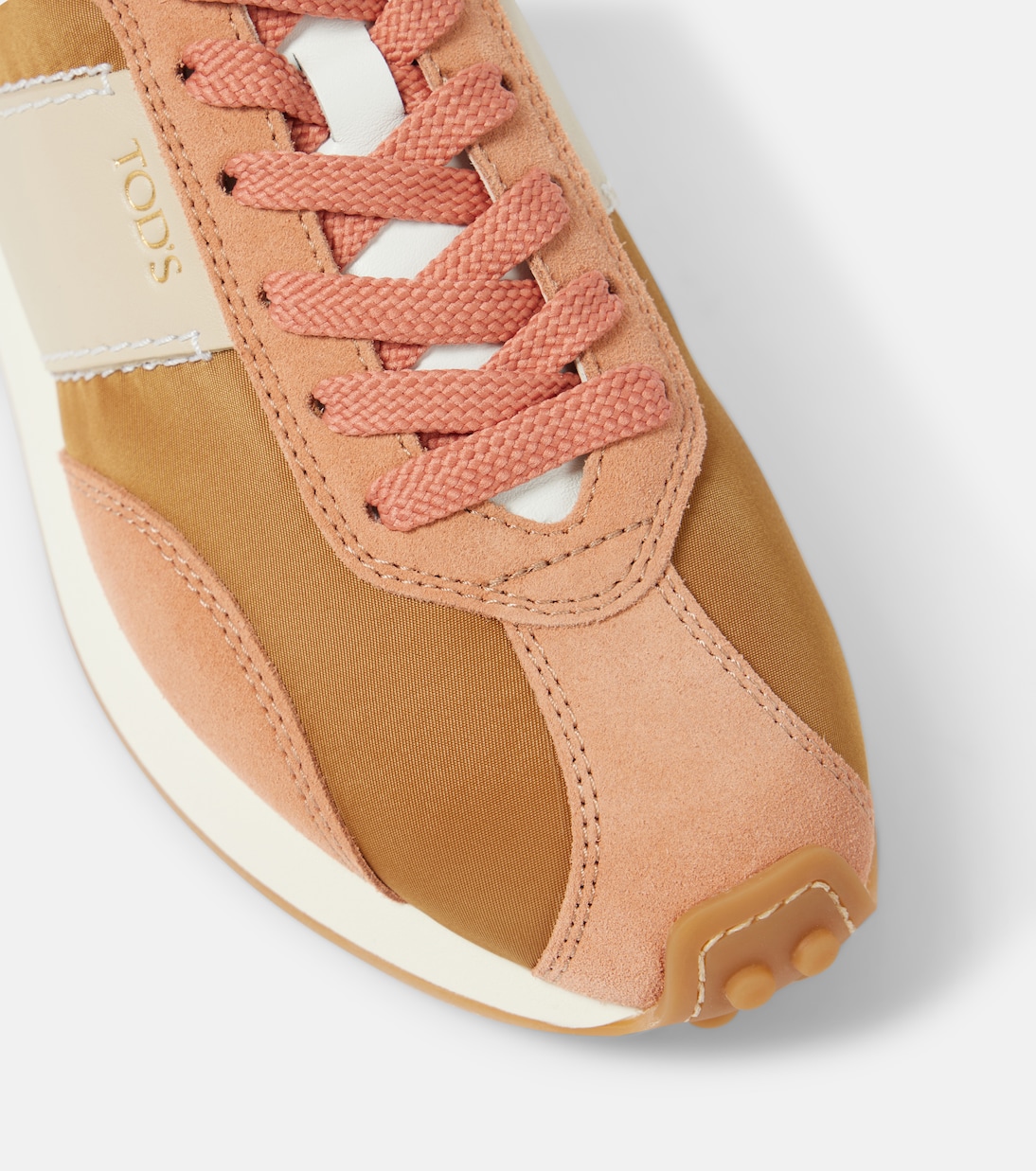 T Vintage suede and technical sneakers | Tod's