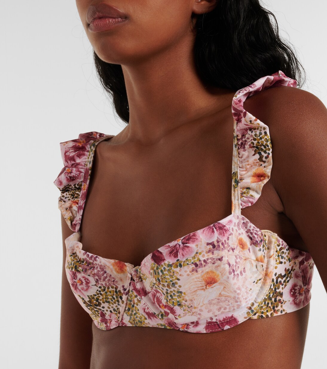 Bedrucktes Bikini-Oberteil Kiwi | Agua by Agua Bendita