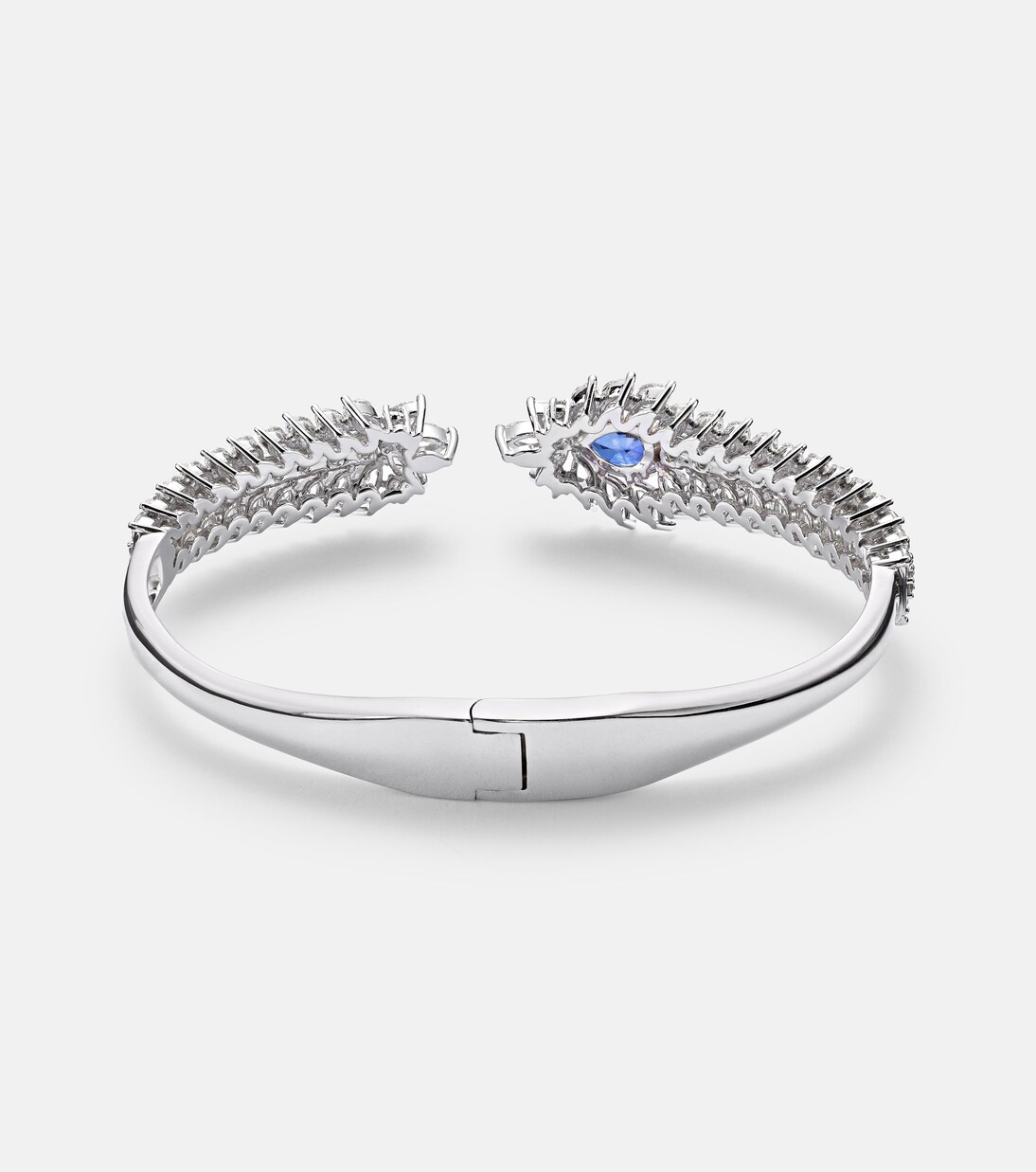 Bracciale Reign Supreme in oro bianco 18kt con diamanti e zaffiri | Yeprem