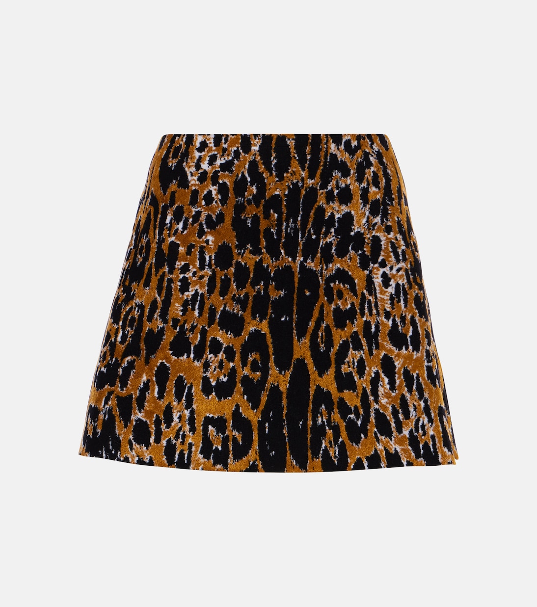 Leopard-print miniskirt | Alaïa