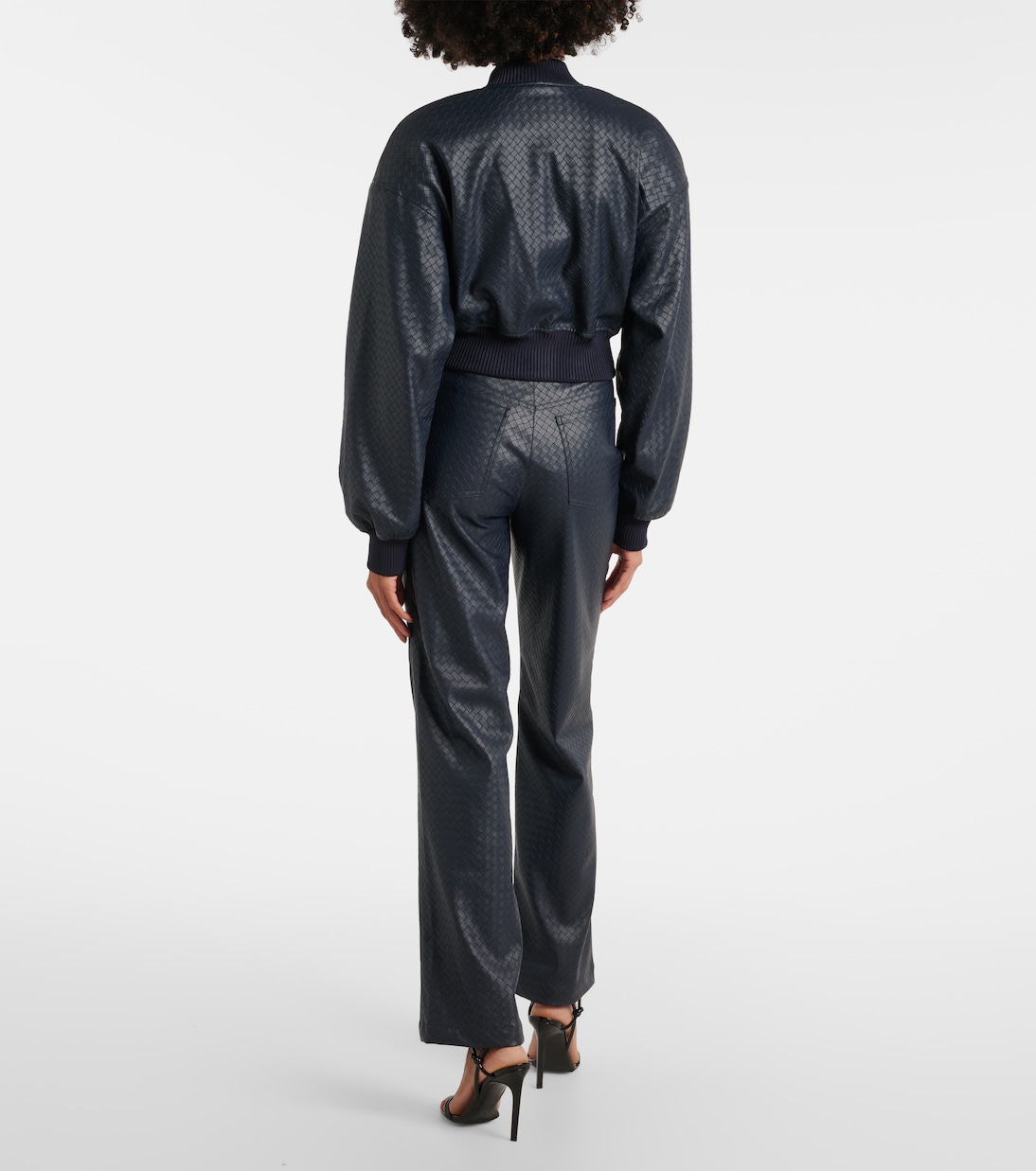 Bomberjacke aus Lederimitat | Rotate