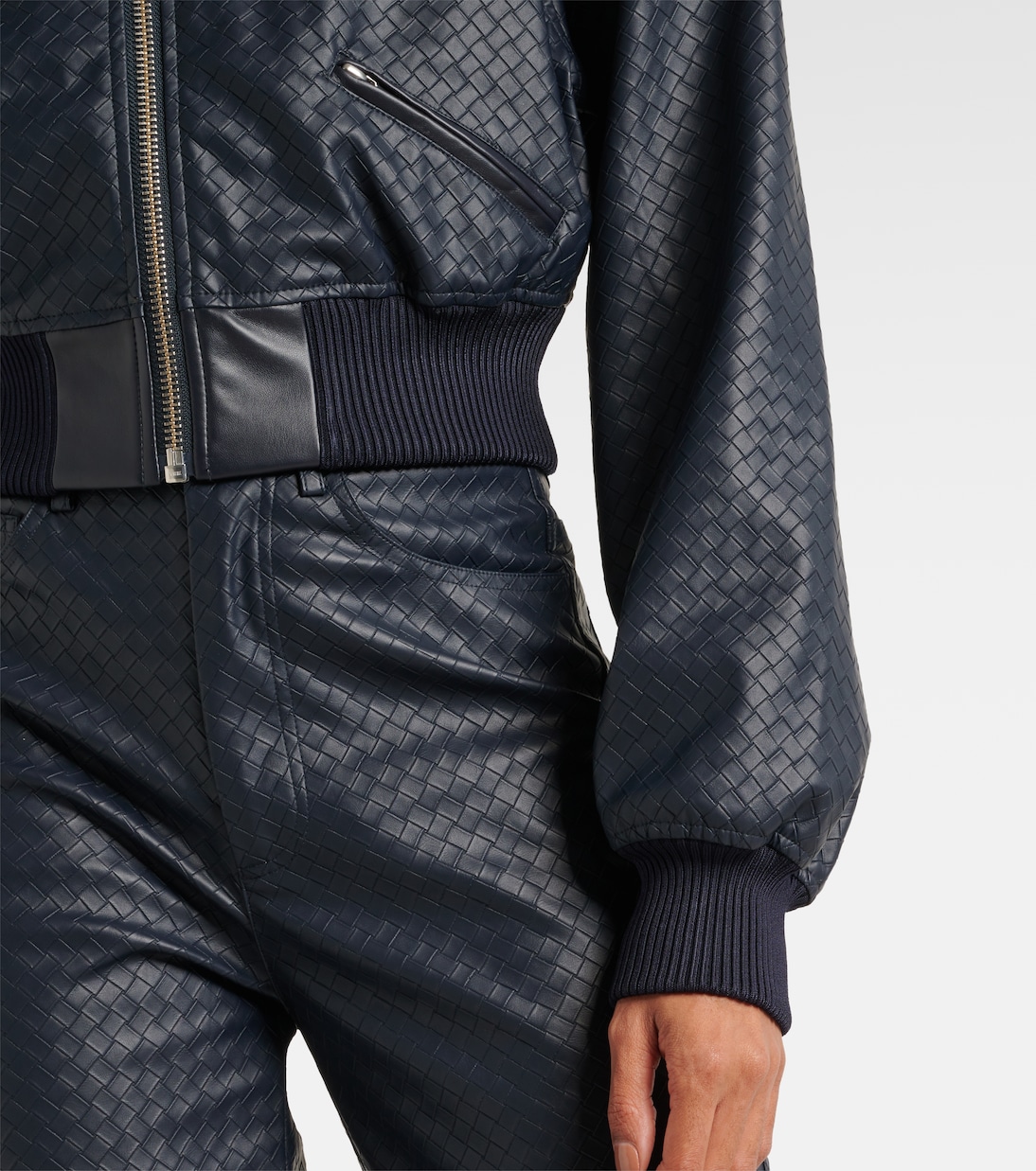 Bomberjacke aus Lederimitat | Rotate