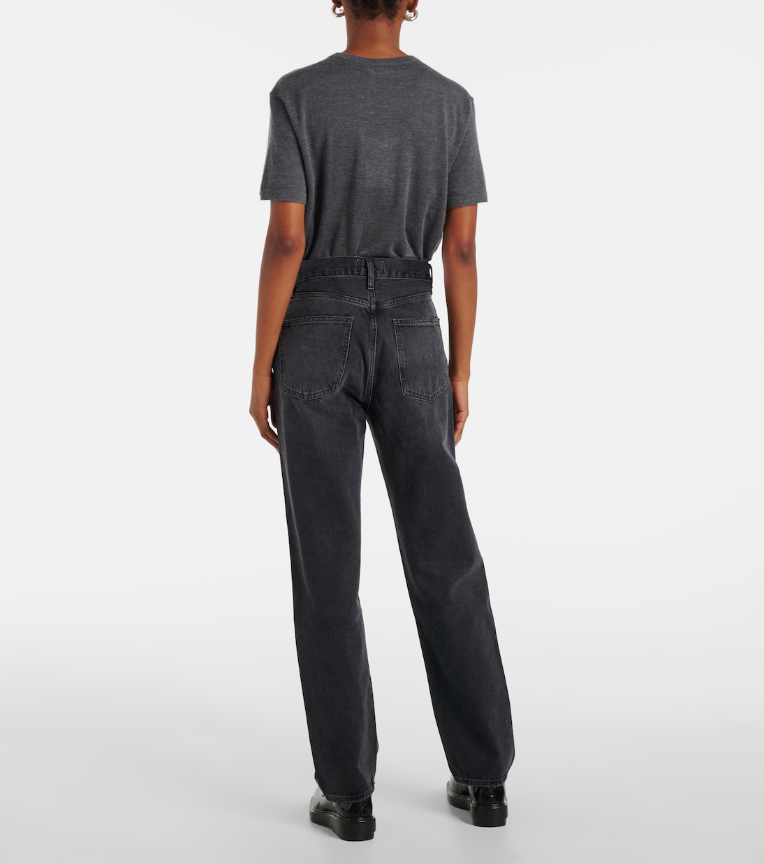 High-Rise Straight Jeans "90s Pinch Waist | Agolde