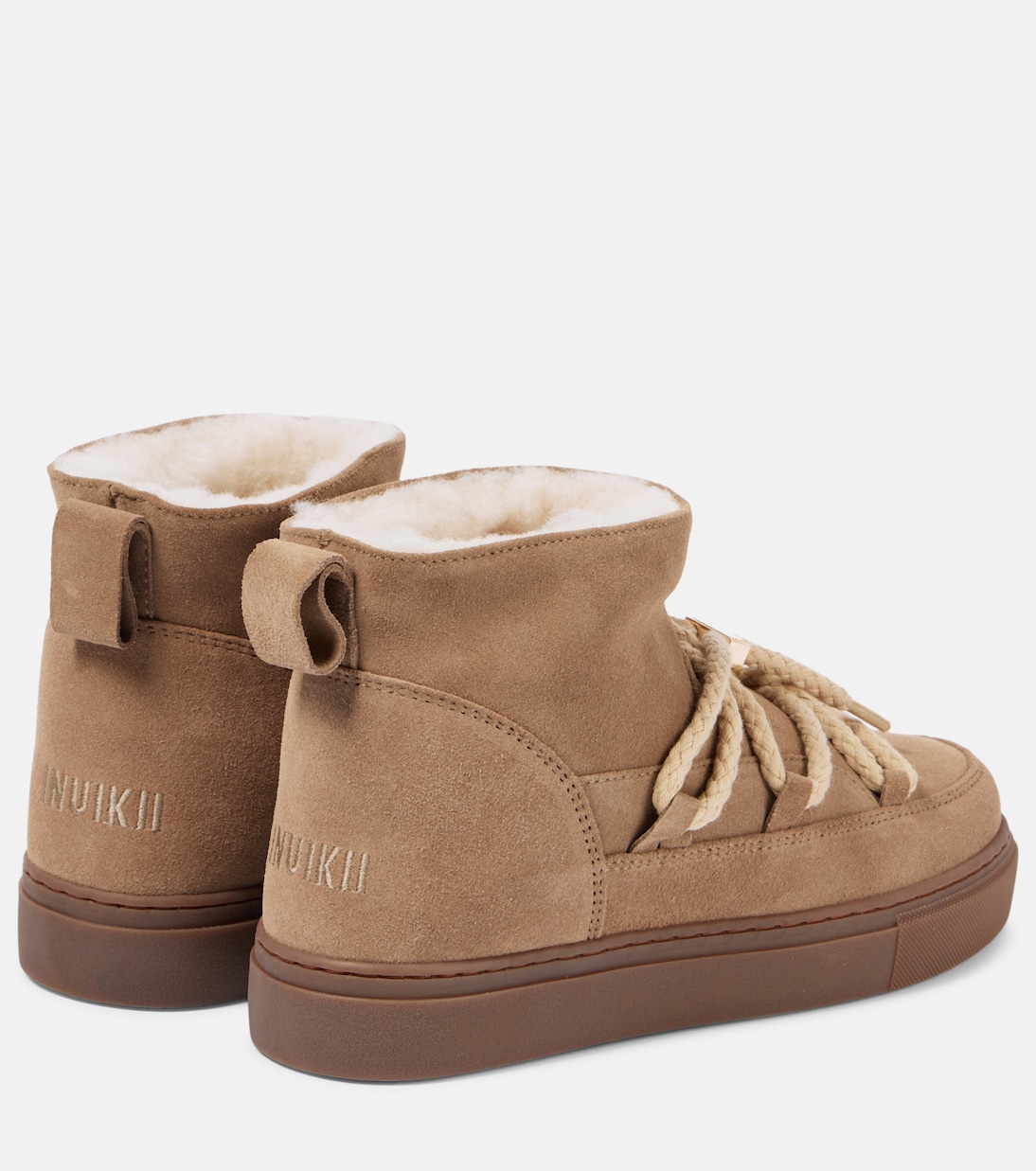 Shearling-lined suede ankle boots | Inuikii
