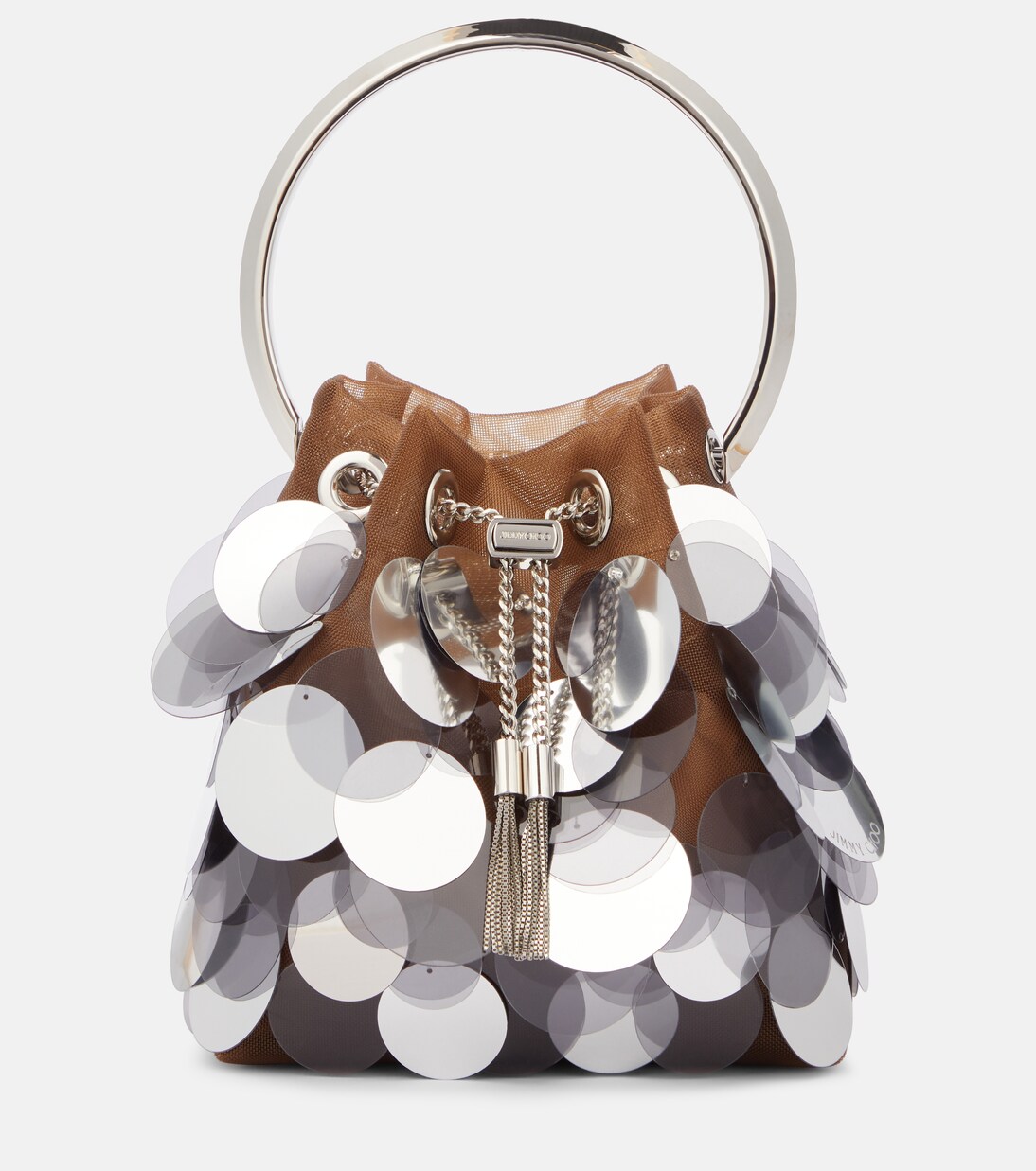 Sac seau Bon Bon à sequins | Jimmy Choo