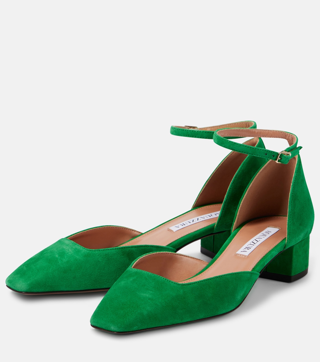 Asha 35 suede pumps | Aquazzura