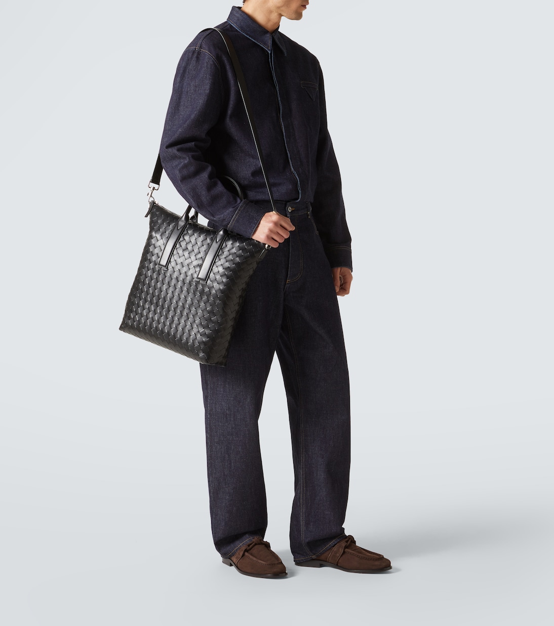 Mocassins Astaire Knot en daim | Bottega Veneta