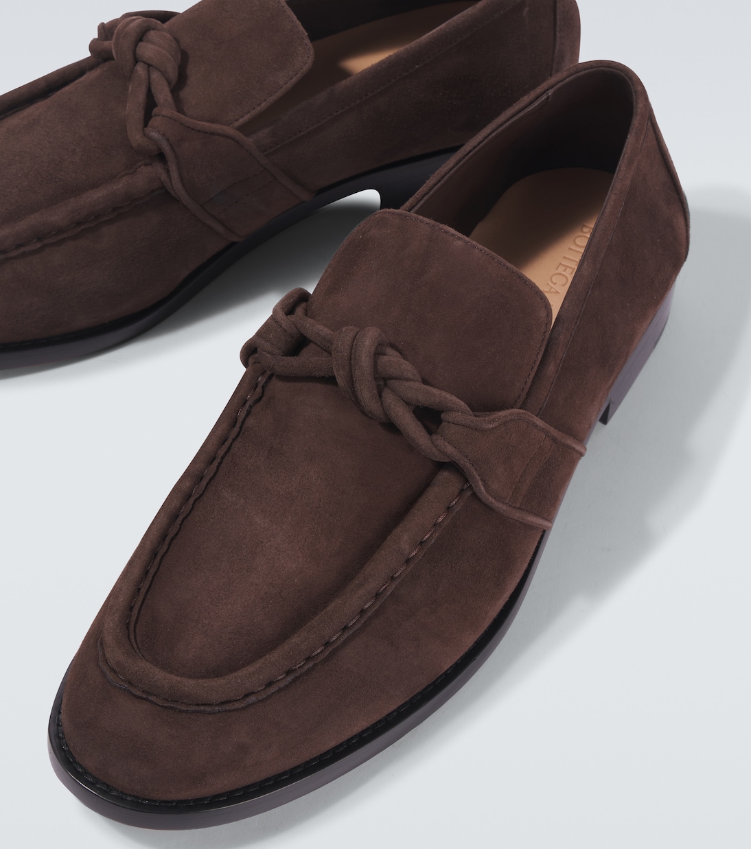 Mocassins Astaire Knot en daim | Bottega Veneta