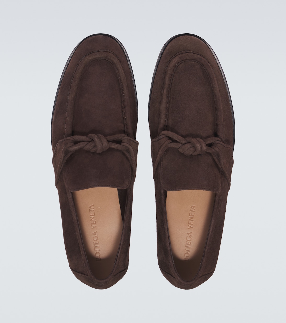 Mocassins Astaire Knot en daim | Bottega Veneta