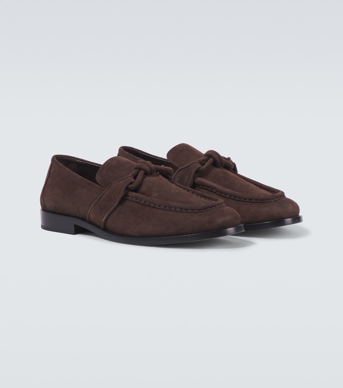 Mocassins Astaire Knot en daim | Bottega Veneta
