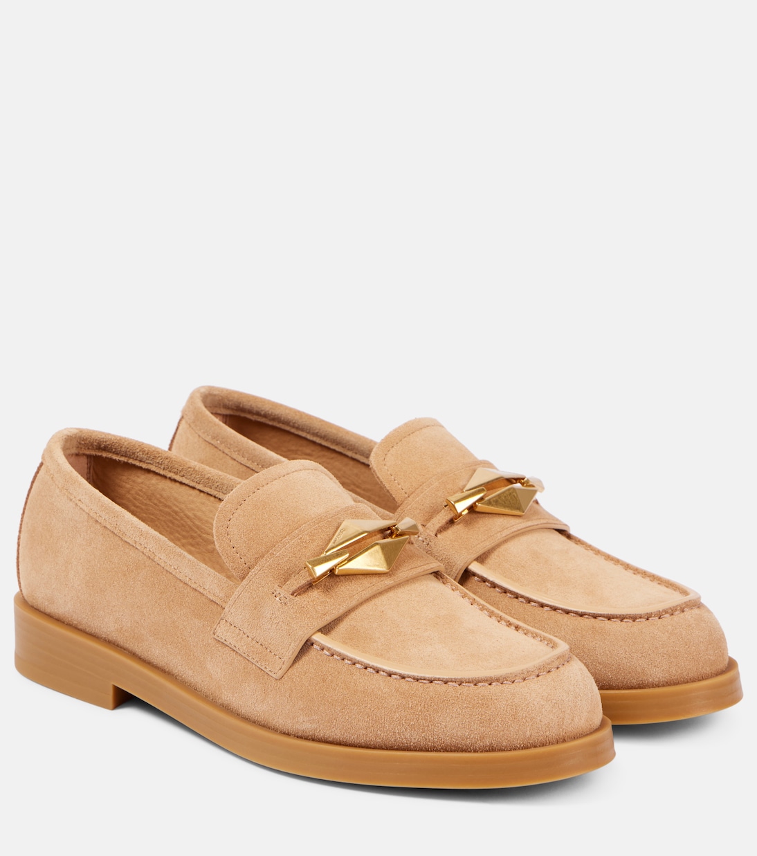 Loafers Maddie Diamond aus Veloursleder | Jimmy Choo