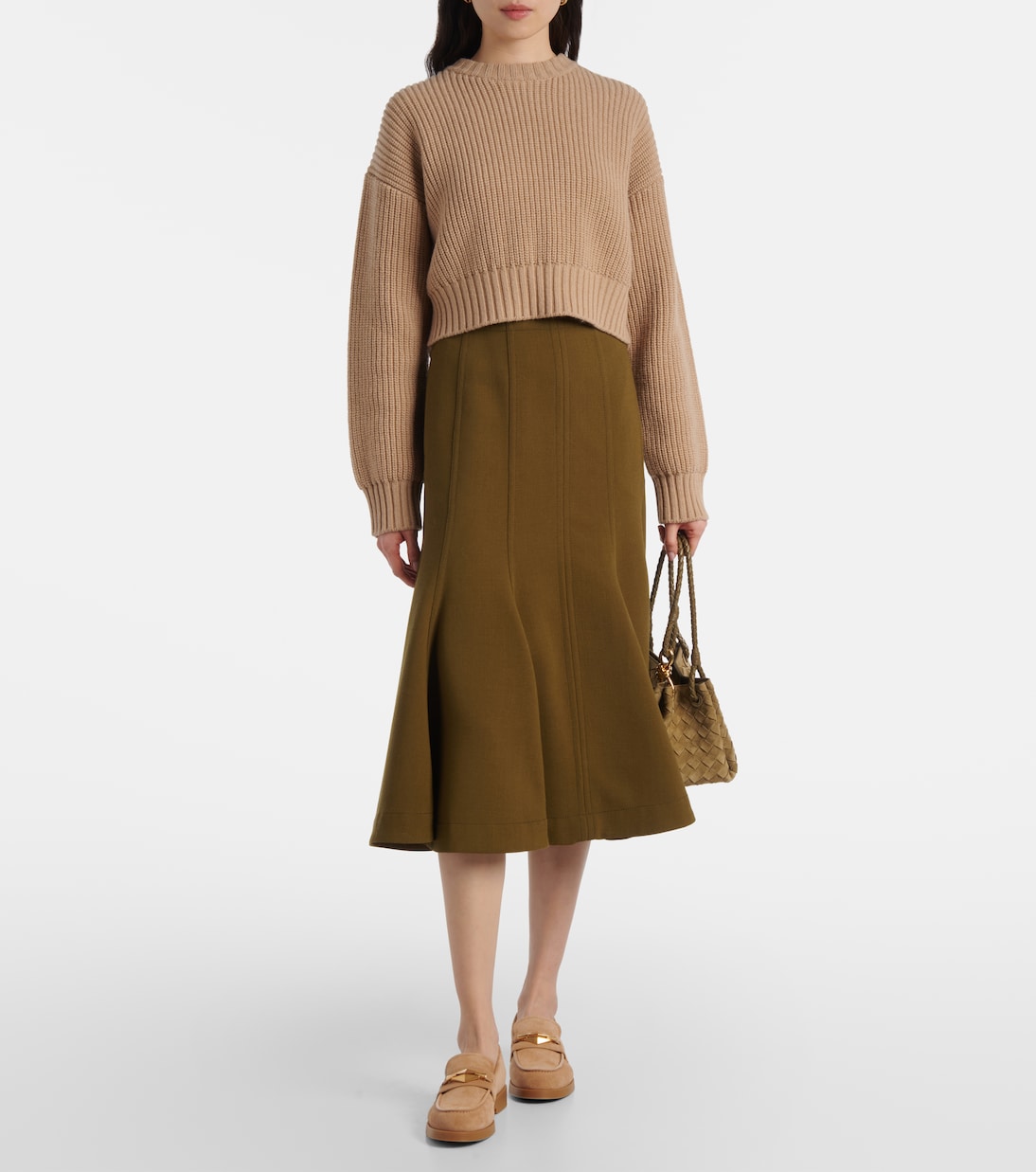 Loafers Maddie Diamond aus Veloursleder | Jimmy Choo