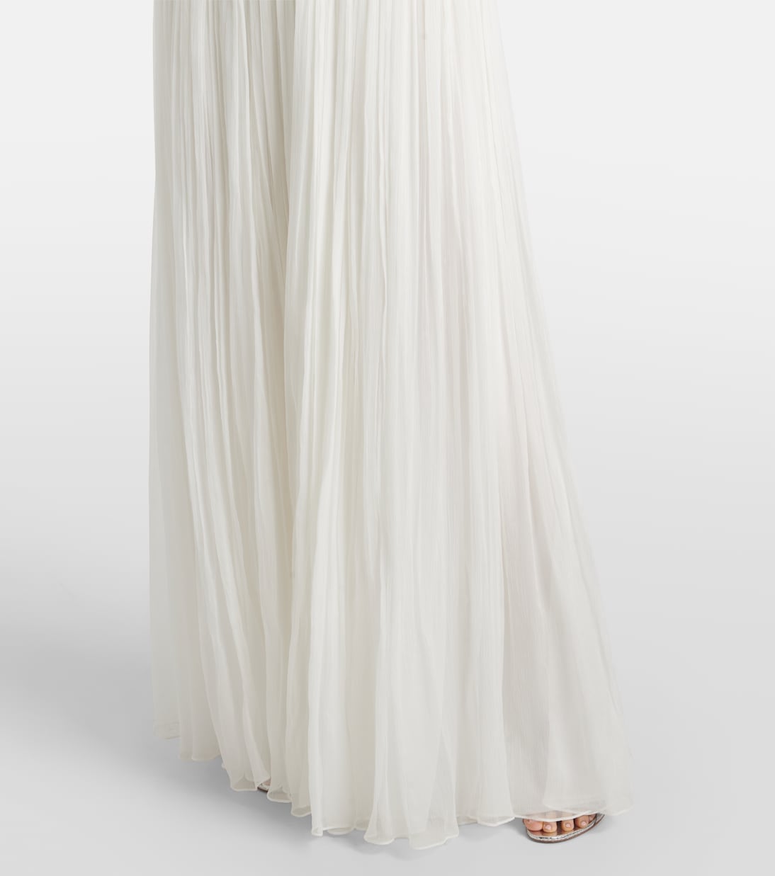 Adamaris embellished floral strapless gown | Costarellos