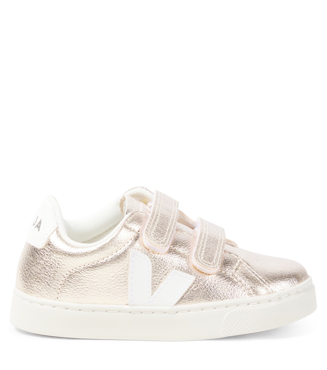 Esplar metallic leather sneakers | Veja Kids