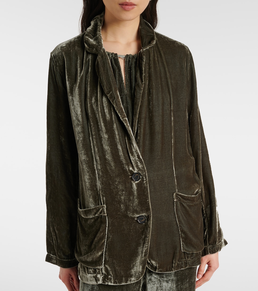 Blazer Kyla en velours | Velvet