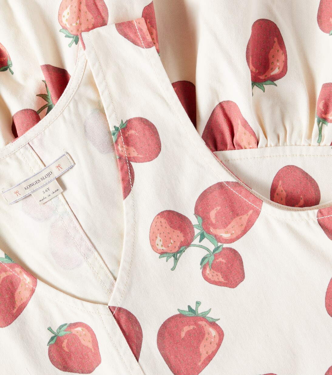 Vestido Fen de algodón estampado | Konges Sløjd