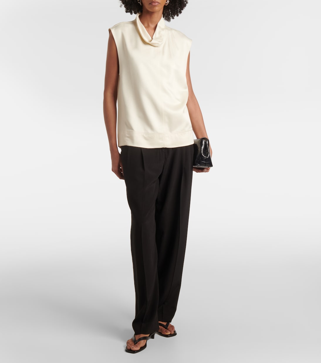 Top aus Satin | Toteme