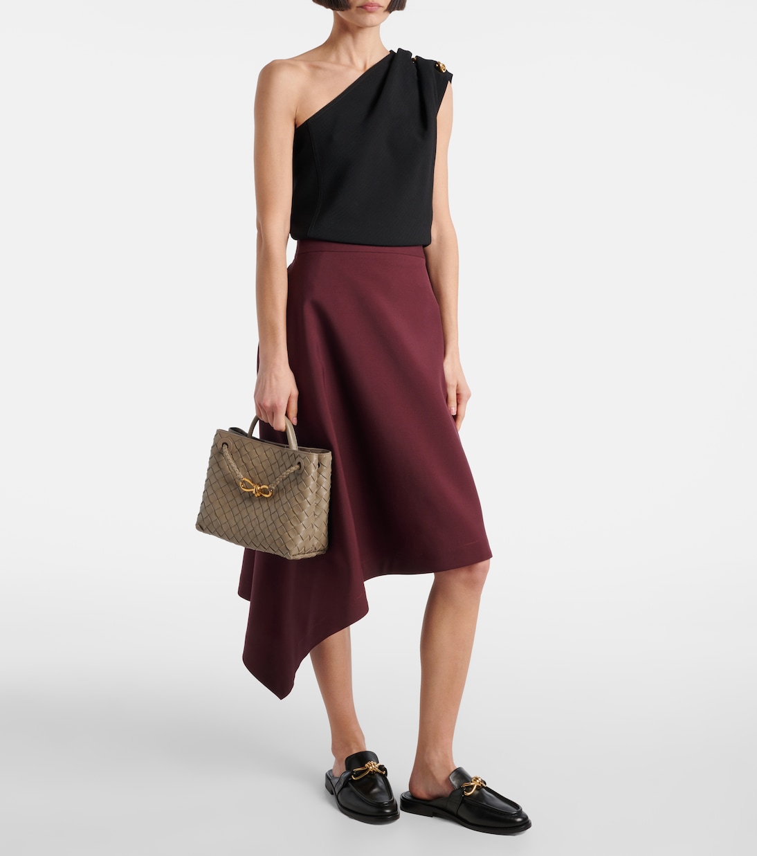 Andiamo Small Intrecciato leather tote bag | Bottega Veneta