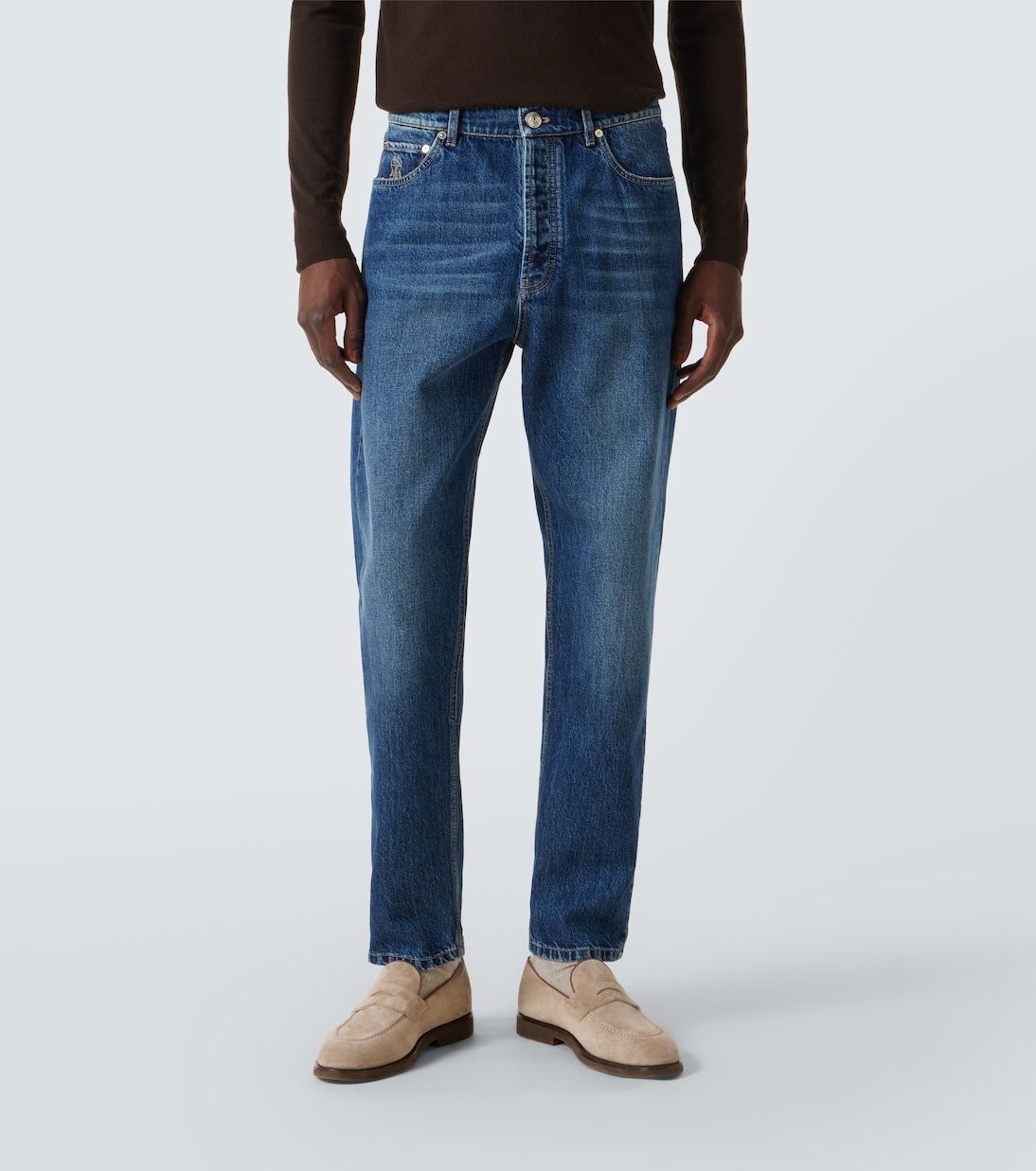 Mid-Rise Slim Jeans | Brunello Cucinelli