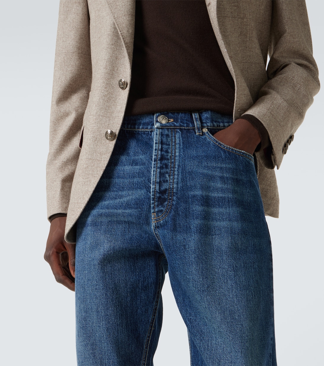 Mid-Rise Slim Jeans | Brunello Cucinelli