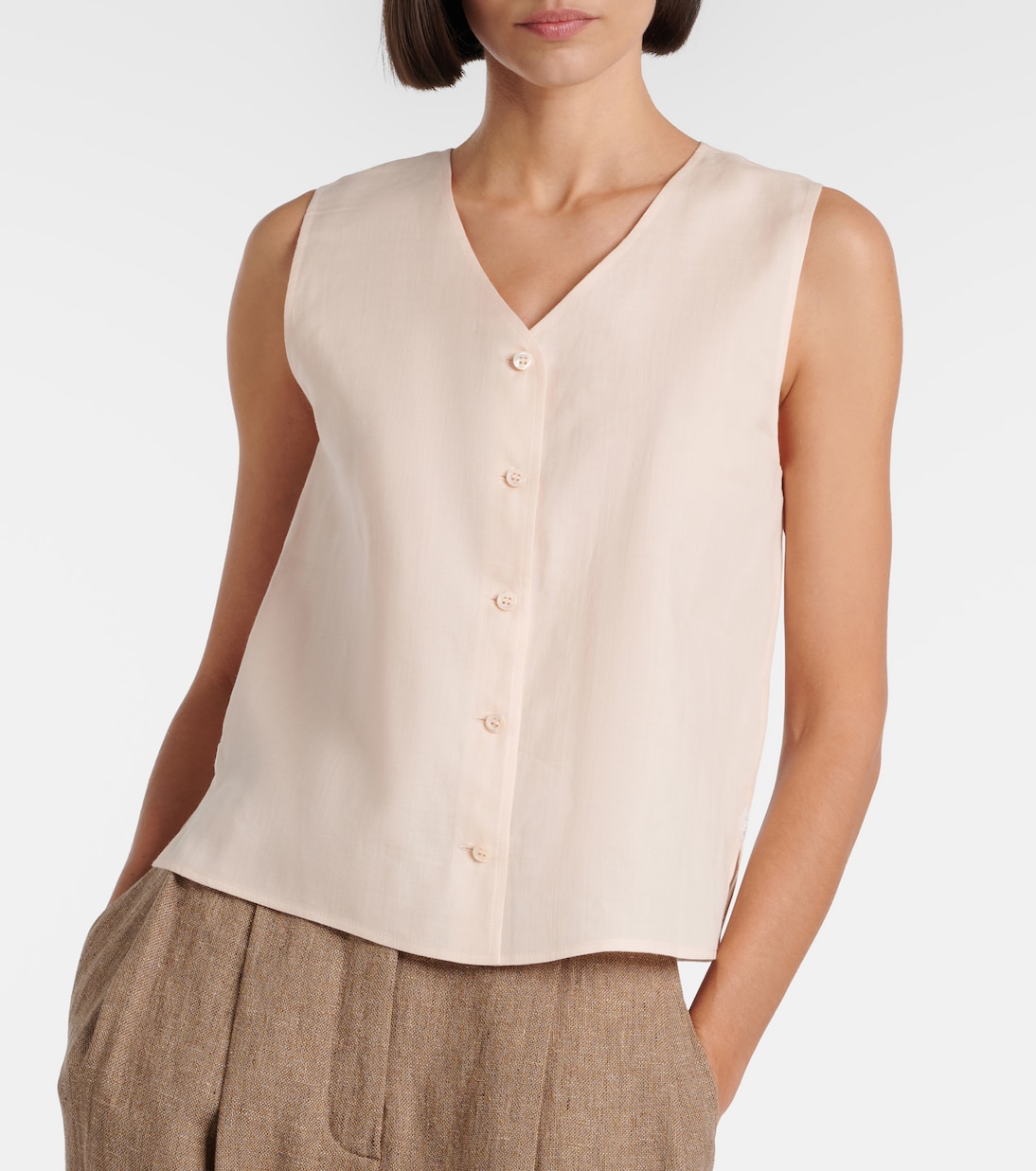 Veste sans manches Milly en ramie | Loro Piana