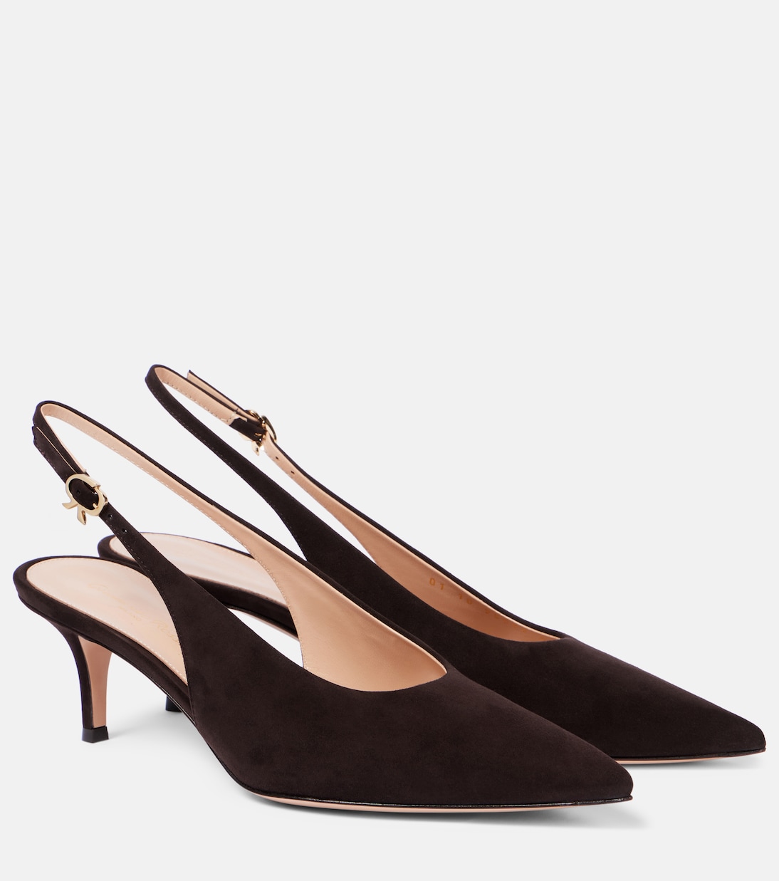 Robbie 55 suede slingback pumps | Gianvito Rossi