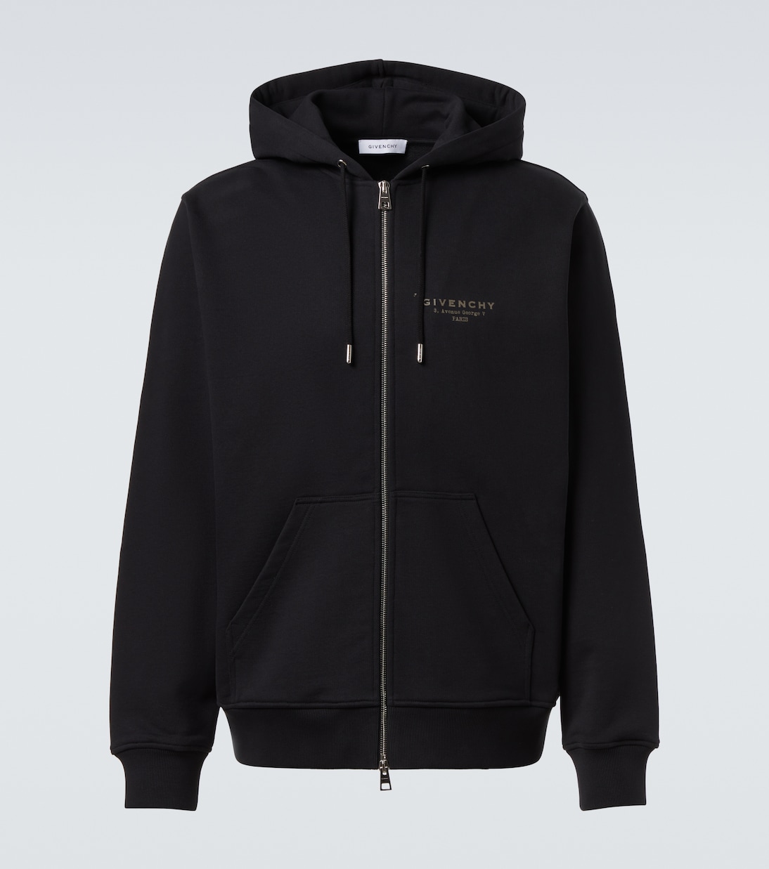 Givenchy Stamp cotton fleece hoodie | Givenchy